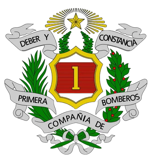 Logo 1ª Compañía del Cuerpo de Bomberos de Santiago